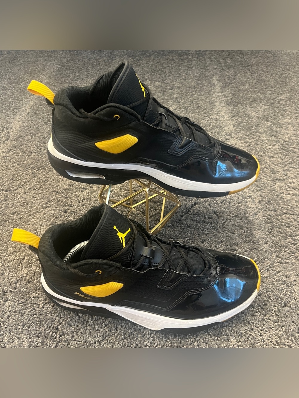 Jordan Stay Loyal 3 Shoes Men’s Size 12 Black Yellow Ochre FB1396-071 Nike